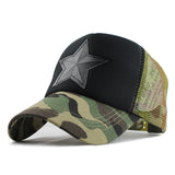 [FLB] Camouflage Mesh Baseball Cap