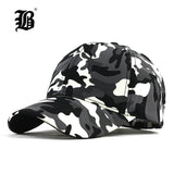 [FLB] Snow Camo Baseball Cap